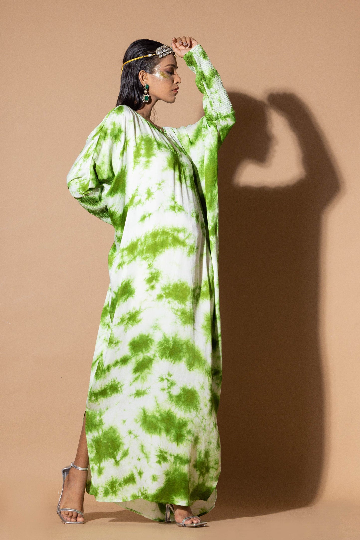 Captivating Tie Dye Kaftan