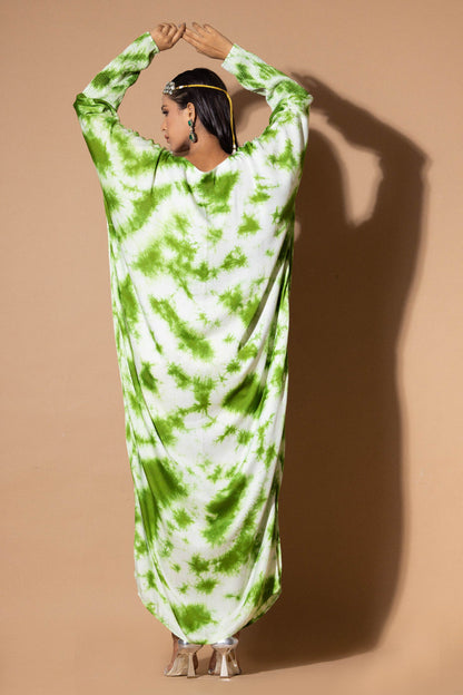 Captivating Tie Dye Kaftan